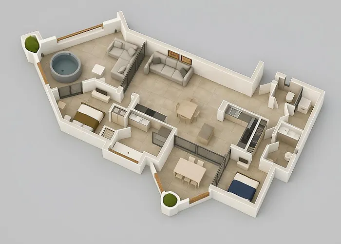 Modern Oasis With Jacuzzi & Two Terraces *